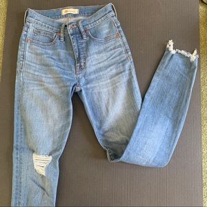 Madewell skinny high rise jeans